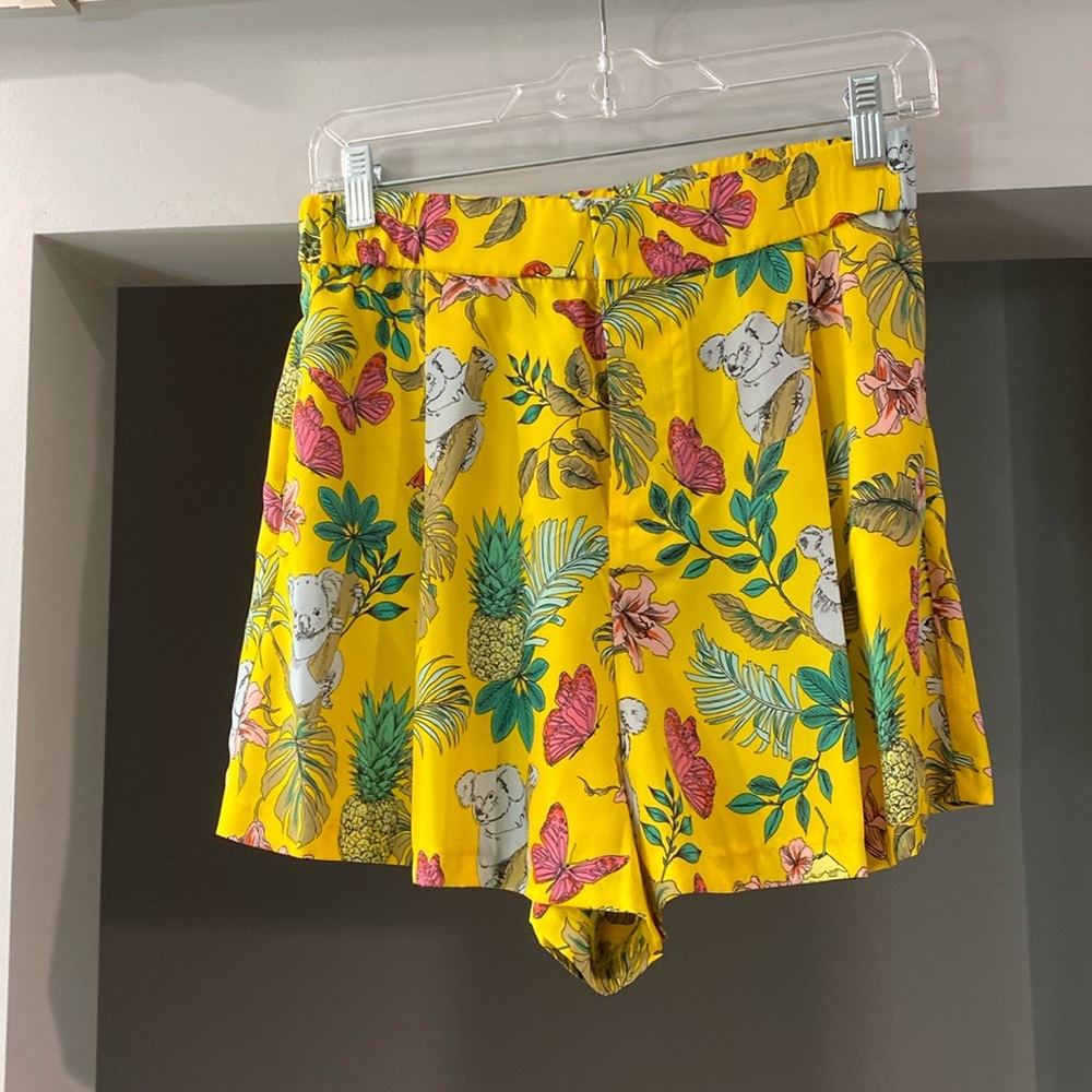 ZARA Yellow Shorts/Shirt SET - Size "S"